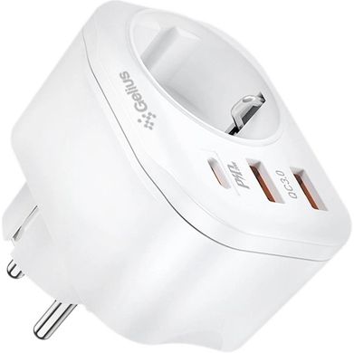 Зарядное устройство Gelius Moxie GP-HC050 2USB (QC3.0) + Type-C (PD20W) White фото