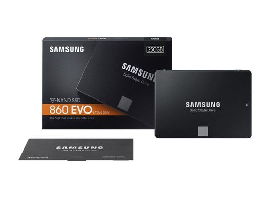 SSD накопичувач Samsung 860 EVO 2.5 250 GB (MZ-76E250B) фото