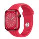 Apple Watch Series 8 GPS 41mm PRODUCT RED Aluminum Case w. PRODUCT RED S. Band - M/L (MNUH3)