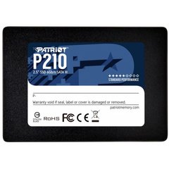 SSD накопитель PATRIOT P210 256 GB (P210S256G25) фото