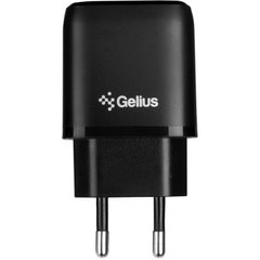 Зарядное устройство Gelius Pro X-Duo GP-HC014 USB+Type-C QC3.0, PD20W Black (85182) фото