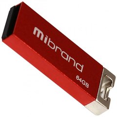 Flash пам'ять Mibrand 64GB Сhameleon USB 2.0 Red (MI2.0/CH64U6R) фото