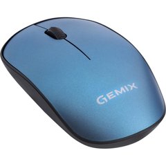 Миша комп'ютерна Gemix GM195 Wireless Black/Blue (GM195BL) фото