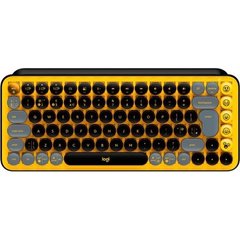 Клавіатура Logitech POP Keys Emoji UA Mechanical Wireless Yellow (920-010735) фото