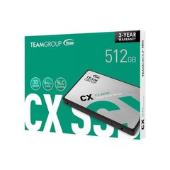 SSD накопитель TEAM CX2 512 GB (T253X6512G0C101) фото