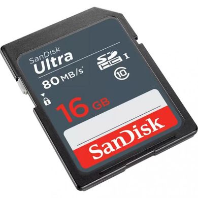 Карта пам'яті SanDisk 16 GB SDHC UHS-I Ultra SDSDUNS-016G-GN3IN фото