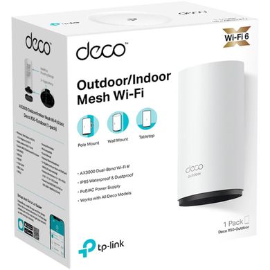 Маршрутизатор та Wi-Fi роутер TP-Link Deco X50 Outdoor фото