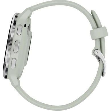Смарт-часы Garmin Venu 3s Silver Stainless Steel Bezel with Sage Gray Case and Silicone Band (010-02785-51) фото