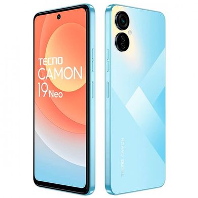 Смартфон Tecno Camon 19 Neo CH6i 6/128GB Mirror Blue (4895180783968) фото