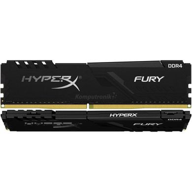 Оперативна пам'ять HyperX 8 GB (2x4GB) DDR4 3200 MHz Fury Black (HX432C16FB3K2/8) фото