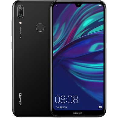 Смартфон Huawei Y7 2019 3/32GB Midnight Black (51093HES) фото