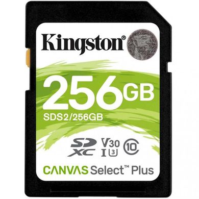 Карта памяти Kingston 256 GB SDXC Class 10 UHS-I U3 Canvas Select Plus SDS2/256GB фото