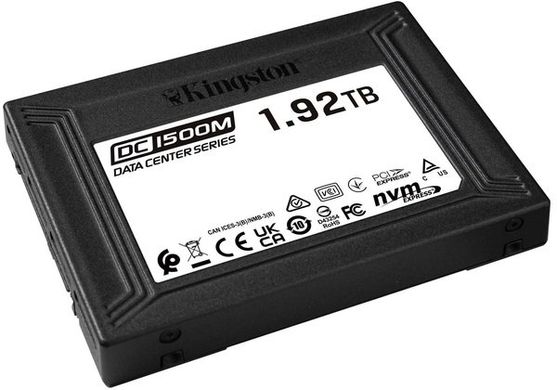 SSD накопитель SSD U.2 NVMe Kingston DC1500M 1920GB Enterprise SEDC1500M/1920G фото
