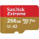 SanDisk 256 GB microSDXC UHS-I U3 Extreme A2 + SD Adapter SDSQXA1-256G-GN6MA детальні фото товару