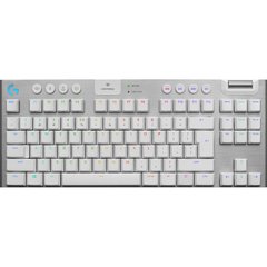 Клавиатура Logitech G915 Gaming TKL Tenkeyless Lightspeed Wireless RGB Mechanical White (920-009664) фото