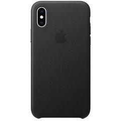 Apple iPhone XS Leather Case Black MRWM2 фото