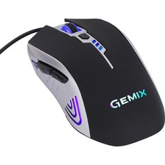 Миша комп'ютерна Gemix W100 USB Black + игровая поверхность (W100Combo) фото
