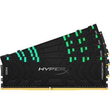Оперативная память HyperX 128 GB (4x32GB) DDR4 3600 MHz Predator Black (HX436C18PB3K4/128) фото