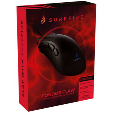 Мышь компьютерная SureFire Condor Claw Black USB (48816) фото