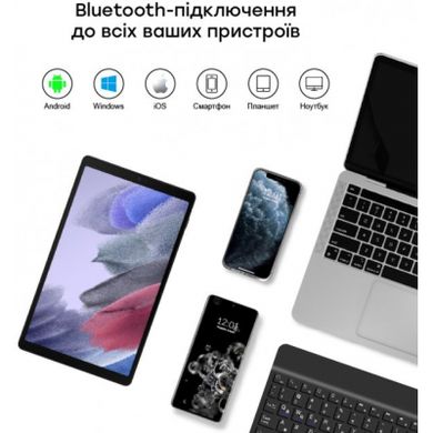 Клавіатура AIRON Premium Samsung Galaxy Tab A7 LITE T220/T225 BT keyboard Black (4822352781065) фото