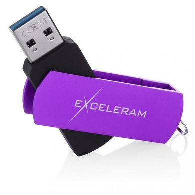 Flash память Exceleram P2 Black/Grape USB 3.1 EXP2U3GPB64 фото