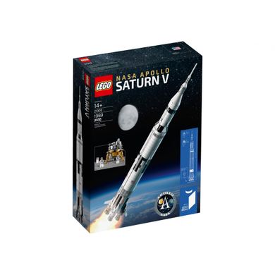 Конструктор LEGO LEGO Ideas Ракетно-космическая система НАСА «Сатурн-5-Аполлон» 1969 деталей (92176) фото
