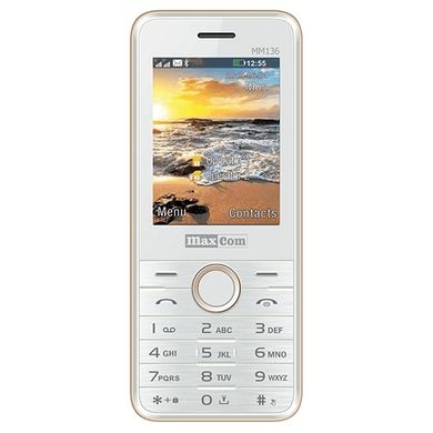 Смартфон Maxcom MM136 White-Gold фото