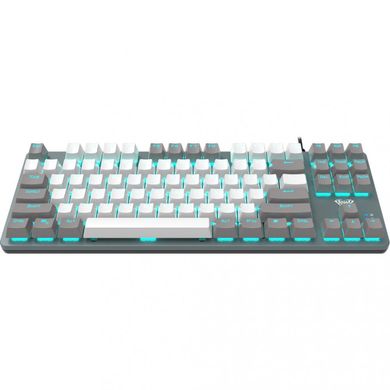 Клавіатура AULA Wind F3287 Mechanical White/Grey KRGD Blue USB EN/UA (6948391240688) фото