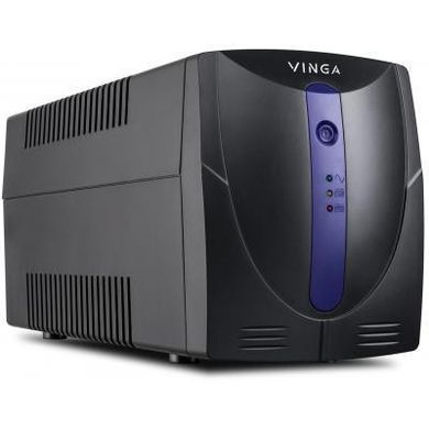 ИБП Vinga LED 600VA plastic case (VPE-600P) фото