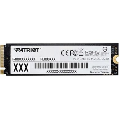 SSD накопитель PATRIOT P400 Lite 250GB M.2 NVMe PCIe 4.0 x4 3D NAND (P400LP250GM28H) фото