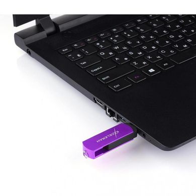 Flash память Exceleram P2 Black/Grape USB 3.1 EXP2U3GPB64 фото