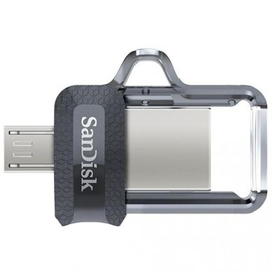 Flash память SanDisk 32 GB USB Ultra Dual OTG USB 3.0 Black (SDDD3-032G-G46) фото