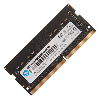 Оперативная память HP S1 8G DDR4 3200MHz SODIMM (2E2M5AA#ABB) фото
