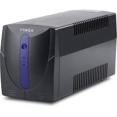 ИБП Vinga LED 600VA plastic case (VPE-600P) фото