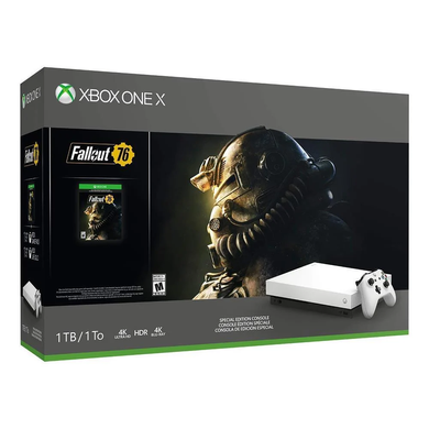 Ігрова приставка Microsoft Xbox One X 1TB White + Fallout 76 фото