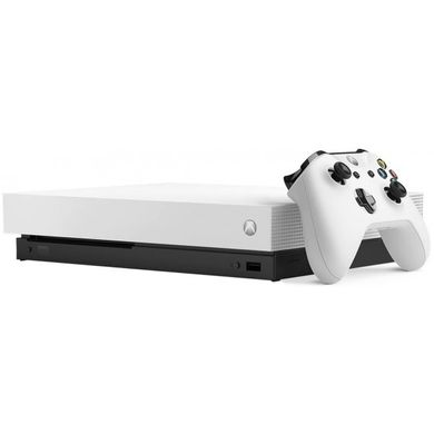 Игровая приставка Microsoft Xbox One X 1TB White + Fallout 76 фото