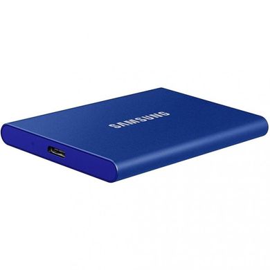 SSD накопитель Samsung T7 2 TB Indigo Blue (MU-PC2T0H/WW) фото