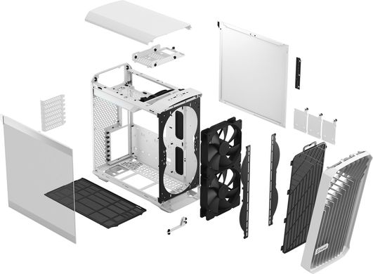 Корпус для ПК FRACTAL DESIGN Torrent Compact White TG (FD-C-TOR1C-03) фото