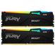 Kingston FURY 64 GB (2x32GB) DDR5 5600 MHz Beast RGB (KF556C40BBAK2-64) подробные фото товара