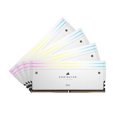 Оперативна пам'ять Corsair Dominator Titanium RGB White 4x16GB DDR5 6400MHz (CMP64GX5M4B6400C32W) фото