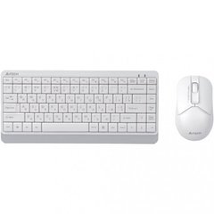 Комплект (клавіатура+миша) A4Tech FG1112S White фото