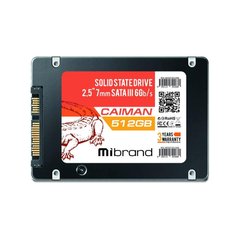 SSD накопичувач Mibrand Caiman 512 GB (MI2.5SSD/CA512GB) фото