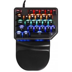 Клавіатура Motospeed K27 USB Black ENG Outemu Red (mtk27mr) фото