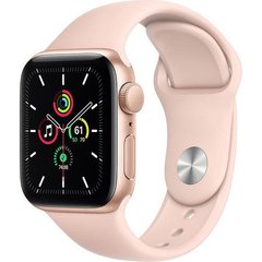Смарт-годинник Apple Watch SE GPS 40mm Gold Aluminum Case w. Pink Sand Sport B. (MYDN2) фото
