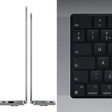 Ноутбук Apple MacBook Pro 14” Space Gray 2021 (MKGQ3) фото