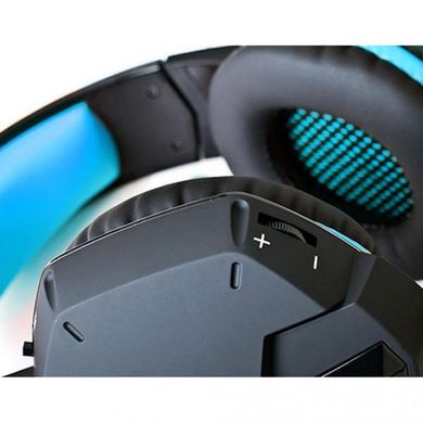 Навушники REAL-EL GDX-7500 Black-Blue (EL124100015) фото