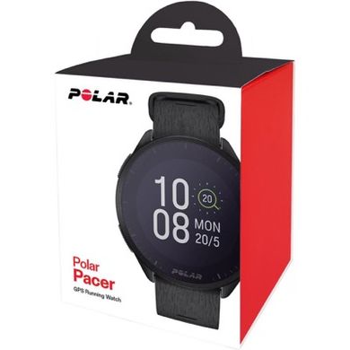 Смарт-годинник Polar Pacer Black S/L (900102174) фото