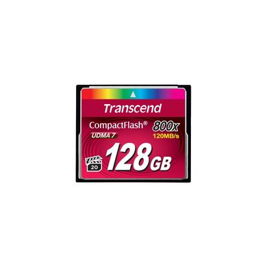 Карта памяти Transcend 128 GB 800X CompactFlash Card TS128GCF800 фото