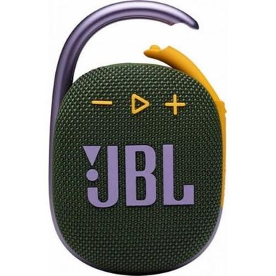 Портативна колонка JBL Clip 4 Green (JBLCLIP4GRN) фото