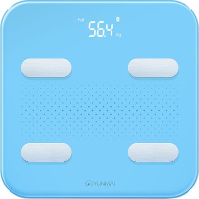 Весы напольные Yunmai S Smart Scale Blue (M1805CH-BLU) фото